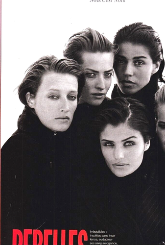 VOGUE PARIS 1991 INES TATJANA PATITZ HELENA CHRISTY TURLINGTON CARRE OTIS MODELS - Picture 2 of 19