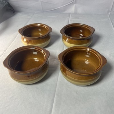 Set Of 4 Core Stone Crock Stoneware No Cracks Or Chips