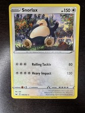 Snorlax 140/202 Sword & Shield Base Set 2020 Pokemon Card Rare NM