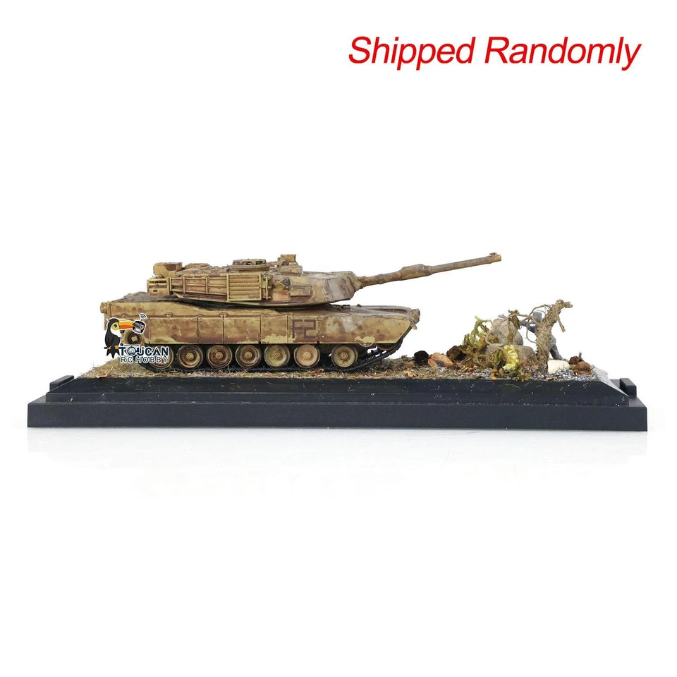 1:72 Henglong USA Abrams M1A2 Static Tank Decoration Gift 3918 W/O Electric Part - Image 3 of 4