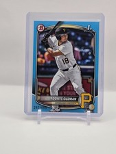 Adonys Guzman 2025 Bowman Draft 1st Sky Blue Border 242/499 #BD-126, Pirates