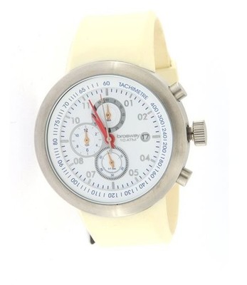 BROSWAY OBLO OB17 ATM 10 STEEL MIYOTA OS10 JAPAN WORKING CHRONO WATCH
