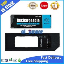 USB Battery with Charger for Sony LIP-4WM Hi-MD MiniDisc Walkman Gumstick