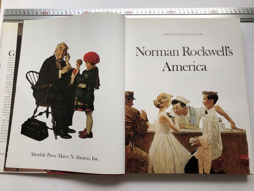 Norman Rockwell Gemälde, Kunstbücher, großes Öl ausländisches Englisch - Bild 3 von 16