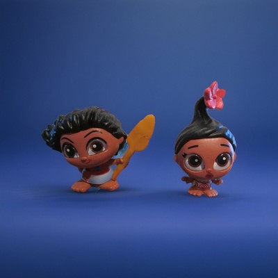 Set of 2 - Disney Doorables Remember When - Moana & Young Moana!
