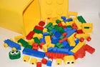 88 Piece Lot Lego Duplo Preschool Building Set w/Tub Container Bucket