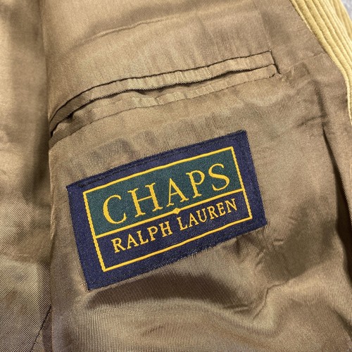 Chaps Ralph Lauren Płaszcz sportowy Męski 44R Jasnobrązowy Sztruks Made in Canada 3 guziki - Zdjęcie 8 z 17