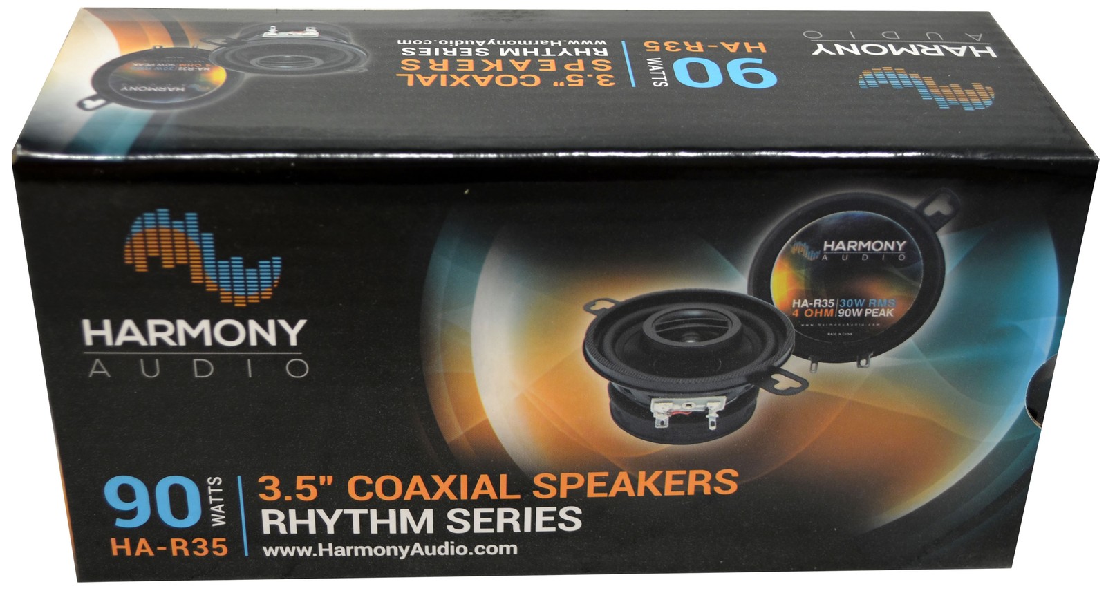 Harmony Audio HA-R35 Car Stereo Rhythm Series 3.5" Replacement 90W Speakers
