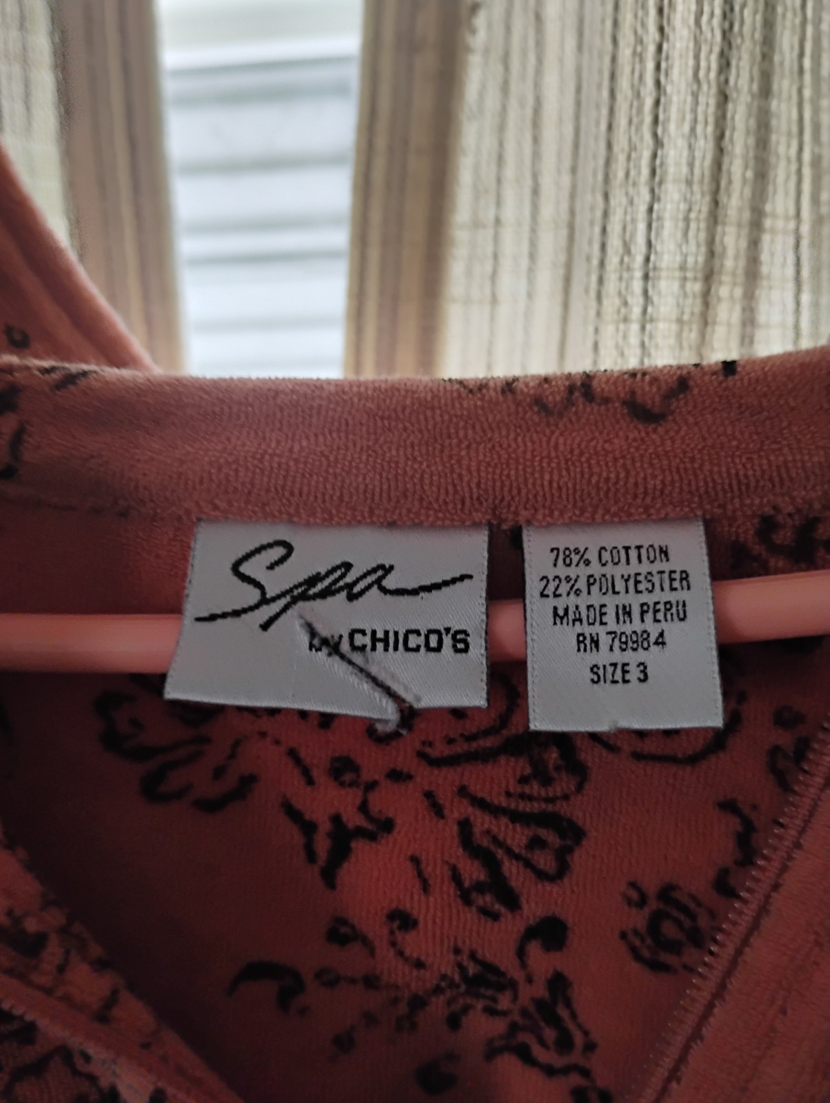 Spa By Chicos Pattern Jacket - image 3