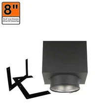 8 In. X 11 In. Square Ceiling Support for Double Wall Chimney Pipe