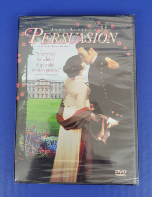 Jane Austen's PERSUASION DVD Amanda Root  Ciaran Hinds  Susan Fleetwood 1995 NEW