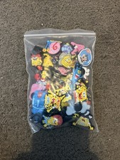 Set Of 50 SpongeBob SquarePants Characters Shoe Charms - New