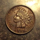 1906 INDIAN HEAD CENT FREE SHIPPING  A-80 DINGS BOTH SIDES