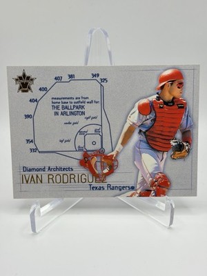 2000 Pacific Vanguard Diamond Architects Ivan Rodriguez #20 HOF