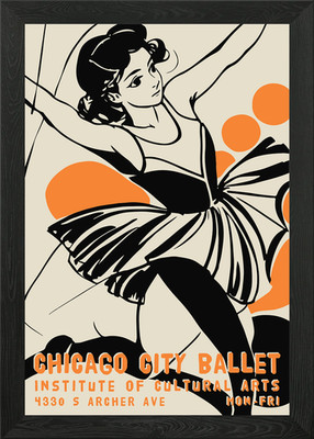 Chicago City Ballet Poster Framed Wall Art Poster Canvas Print Picture