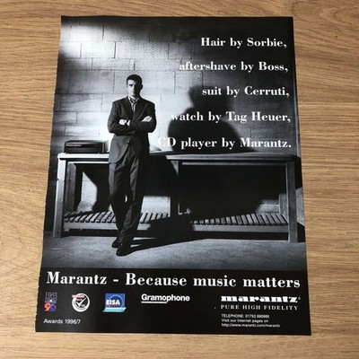 GRAM25 MAGAZINE ADVERT 11X8 MARANTZ PURE HIGH FIDELITY: MUSIC MATTERS