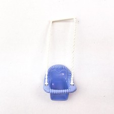 FisherPrice Loving Family Dollhouse Blue Seat Baby Swing for Doorway of House