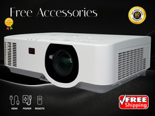 NEC P474U 3LCD Projector Lens Shift 4700 Lumens WUXGA HDBaseT 20W Speakers 4K   