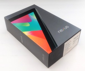 EMPTY BOX for Google Nexus 7 ASUS 32GB Tablet - BOX ONLY, NO TABLET - good cond.