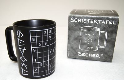 Chalk Talk Mug By Konitz Brand Coffee Cup Tea Hot Chocolate Draw Drawing NEW