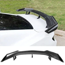 Trunk Spoiler Wing Carbon Fiber Fits For 16-22 Chevy Camaro ZL1 1LE Style LT RS