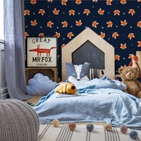 10M Vlies Tapeten Rollen Kinderzimmer FüChse MäUlchen Gemalt Kugeln Xxl 4090