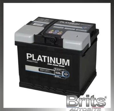 Platinum Starterbatterie 063E 12V 44Ah 380CCA 3 Jahre Garantie passt für Fiat, Peugeot