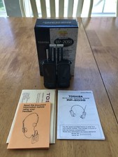 Toshiba RP-2038 AM/FM Stereo Headphones With Box And Manual