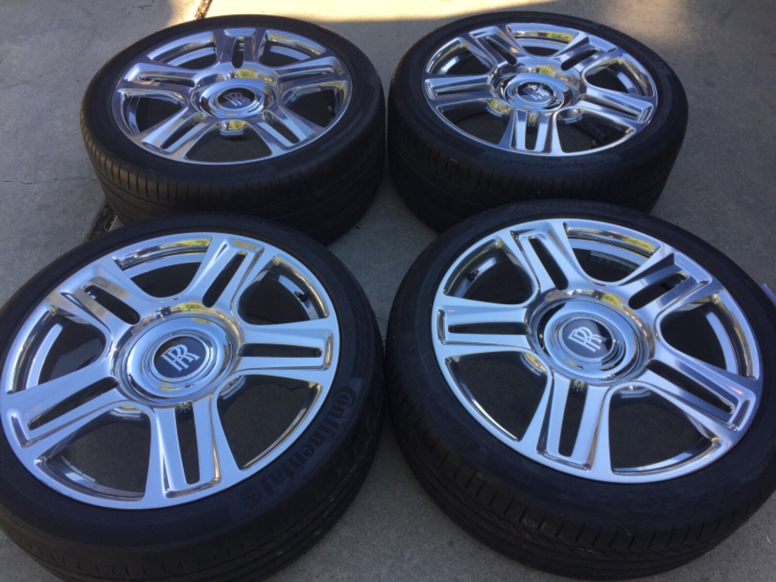21" OEM FACTORY ROLLS ROYCE PHANTOM WRAITH GHOST DAWN WHEELS RIMS TIRES SENSORS.