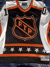 FTP Made In Hell Hockey Jersey Black Orange Large FuckThePopulation NHL All Star
