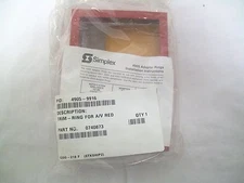 Simplex 4905-9916 Trim Ring For A/V Red (Part No. 0740873)