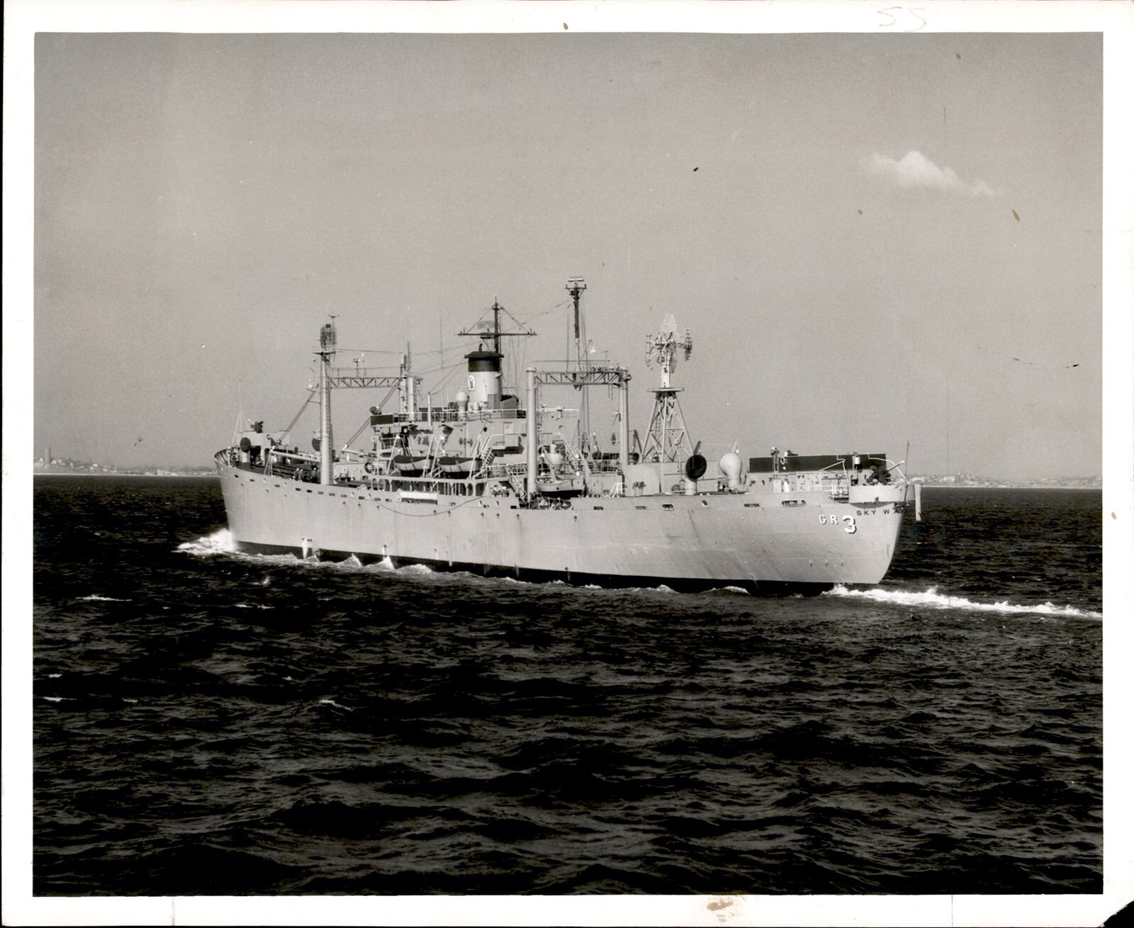 LG29 1957 Original US Navy Photo USS SKYWATCHER GUARDIAN-CLASS RADAR ...
