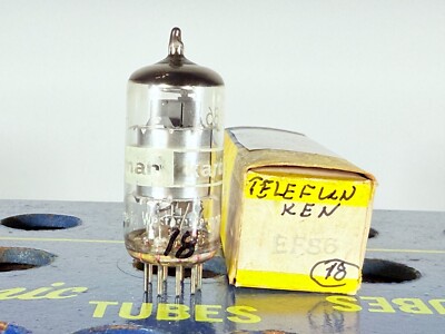 Telefunken EF86 6267 Silver Plate Diamond Tested Like NOS Label HamonKardon Tube