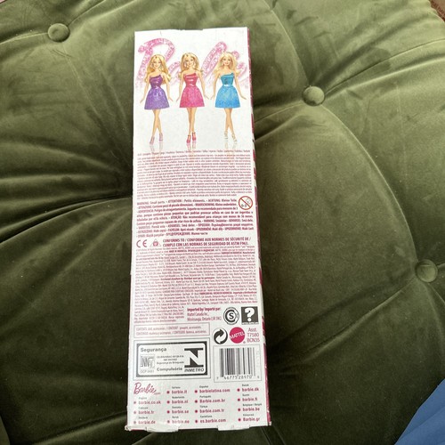 Barbie Glamour Glitz Barbie Abito Rosa T7580 Nuovo - Foto 4 di 4