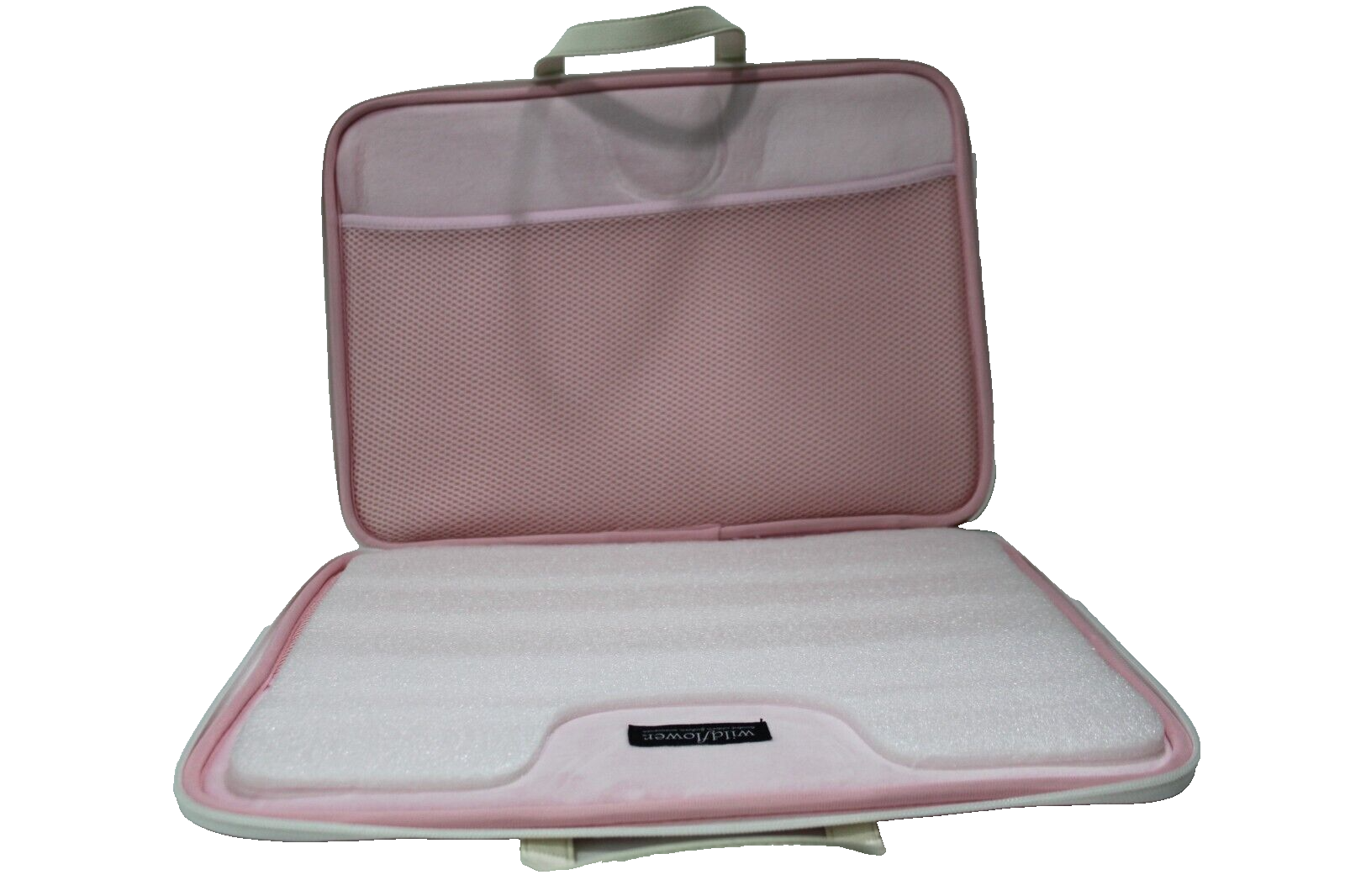 Wildflower Rose Latte Love Laptop Bag 16x10.5 Pink Hearts Dual Handles