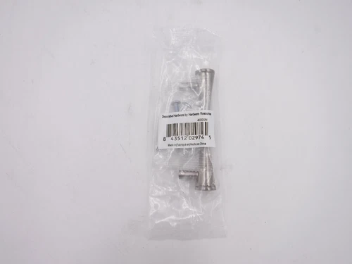 Elements Silver Center to Center Cabinet Pull - Decorative Hardware 400SN - Picture 2 of 3