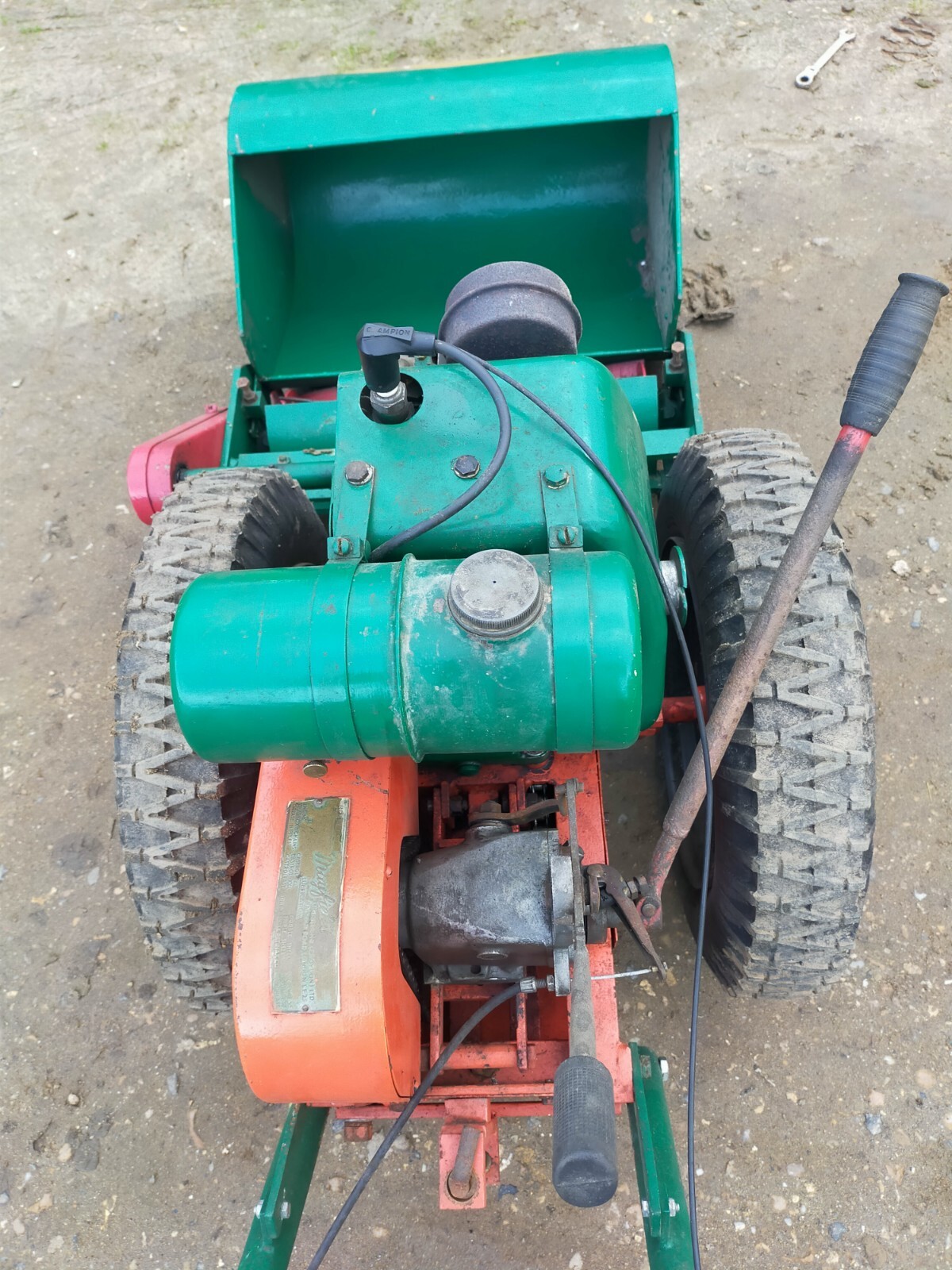 Mayfield Mk10 Garden Tractor Cylinder Mower Attachment eBay