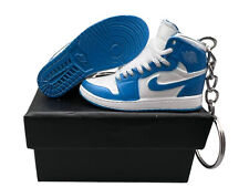   UNC  High Quality Jordan 3D Mini Sneaker Keychain Shoe Pair with Box  Bag