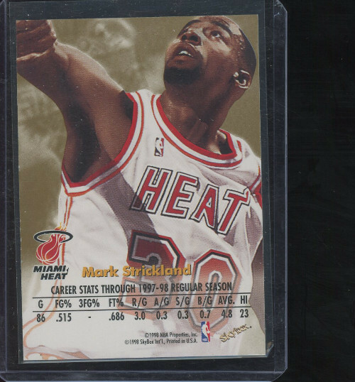 1998-99 SkyBox Premium Autographics #121 Mark Strickland Auto | eBay