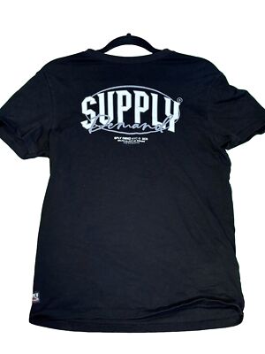 supply and demand t shirt Black NYC Clothing Brand 