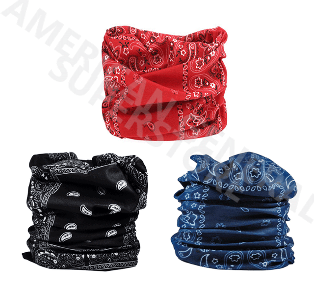 G269 Deep Pink ski bike Headwear Neckwarmer Snood Scarf Bandana Headband Tube