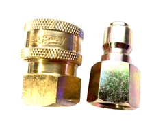 3/8 Legacy Pressure Washer Hose Quick Coupler Set