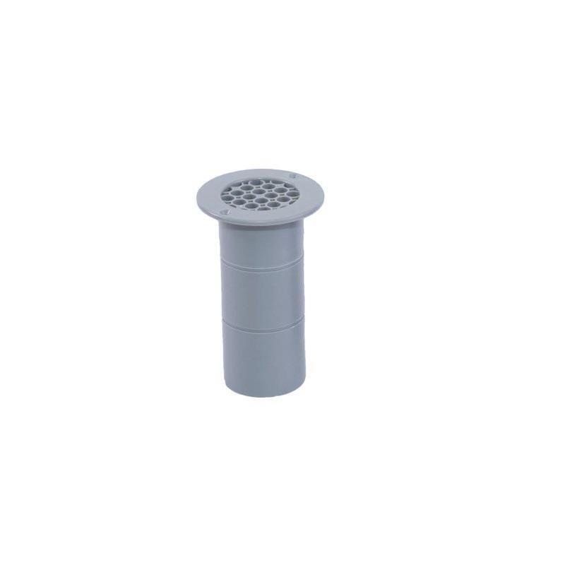 1 x Gas Drop Out Round Floor Vent Campervan Caravan Motorhome Grey 75mm x 120mm