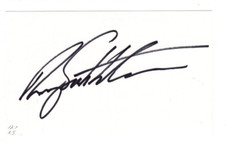 Carte index signée Rony Seikaly / dédicacée NBA Basketball Miami Heat, Warriors