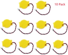 LOT 10X RTC BIOS CMOS Battery 3V CR2032 2-Pin For Notebook Laptop PC Motherboard