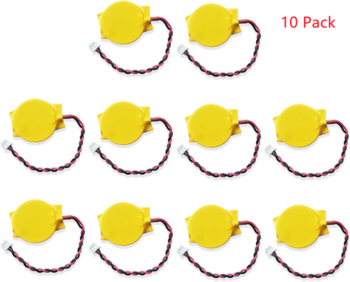 10X for Lenovo Acer HP Dell Asus MSI Toshiba BIOS RTC CMOS 2 Pin Battery CR2032