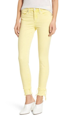 BLANKNYC The Reade Sunny Spot Classic Crop Raw Edge Double Hem Jean L49639 Sz 24