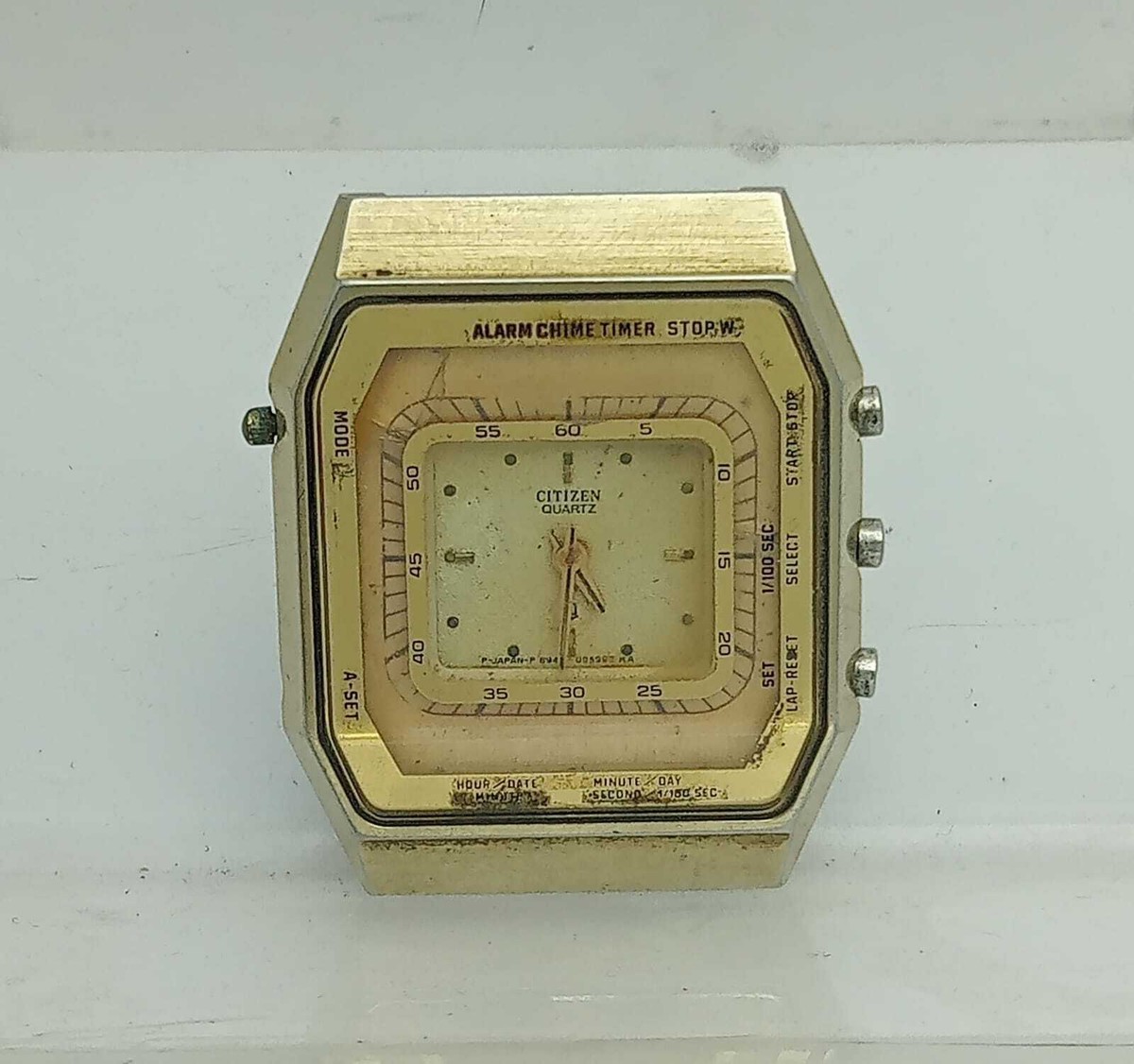 Citizen 30-0063 Quartz Ana Digi Vintage Men's Watch For Parts | eBay