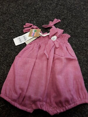 SALE NEU IDO ROSA TRÄGER STRAMPLER STIL U655/00 GRÖSSEN 3 MTH 6 MTH 9 MTH 12 18 MTH