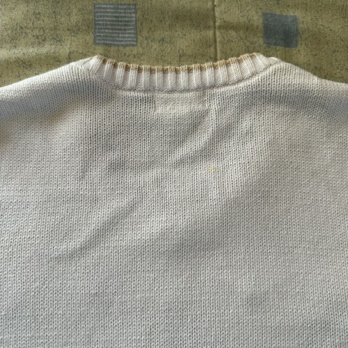 Children's Place White & Green V-Neck Sleeveless Sweater Pullover Men's Kids 14 - Picture 7 of 14
